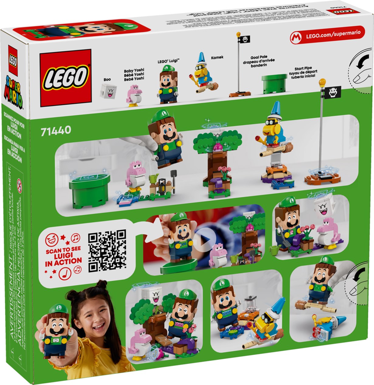 LEGO 71440 AVENTURAS INTERATIVAS COM O LEGO LUIGI