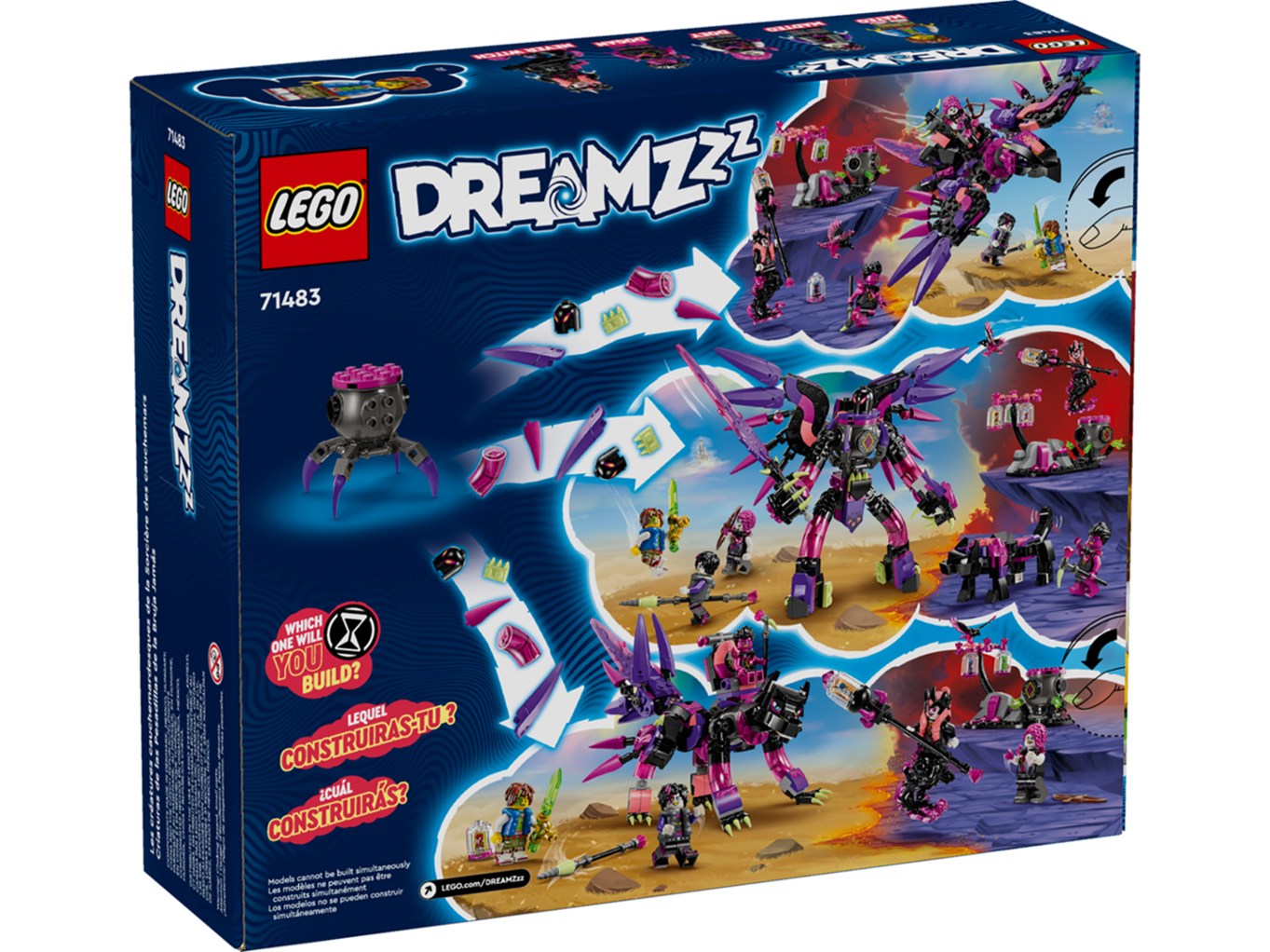 LEGO 71483 CRIATURAS ASSOMBROSAS DA BRUXA DO NUNCA