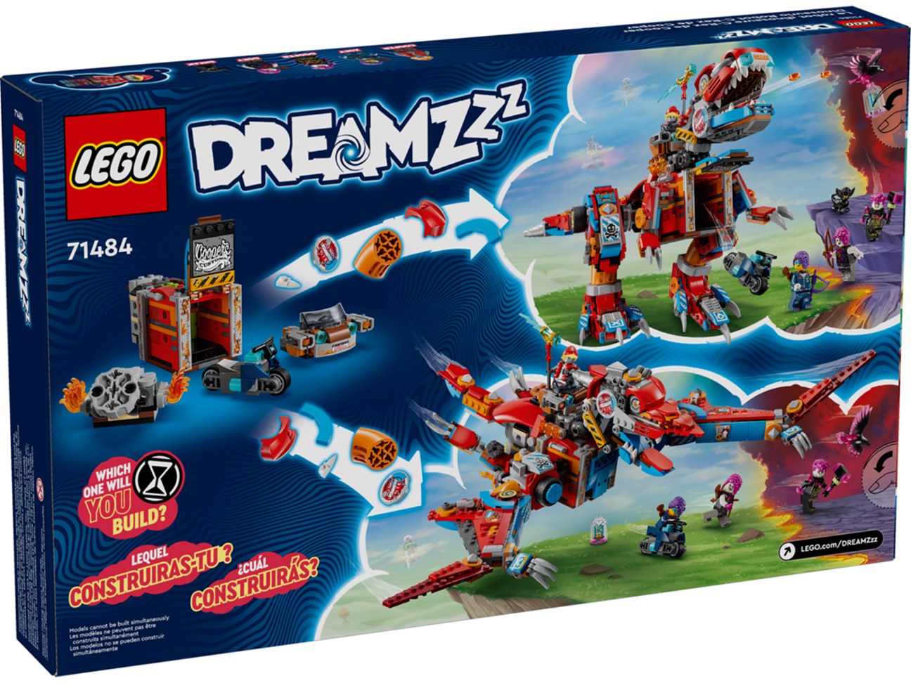 LEGO 71484 ROBÔ DINOSSAURO C-REX DO COOPER
