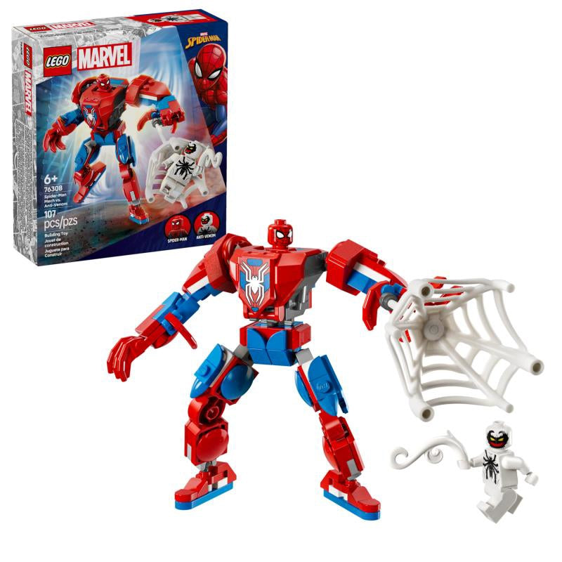 LEGO ROBÔ DO SPIDER-MAN CONTRA ANTI-VENOM 76308