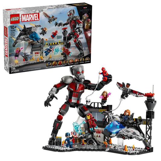 LEGO CAPITÃO AMÉRICA: GUERRA CIVIL - BATALHA 76314
