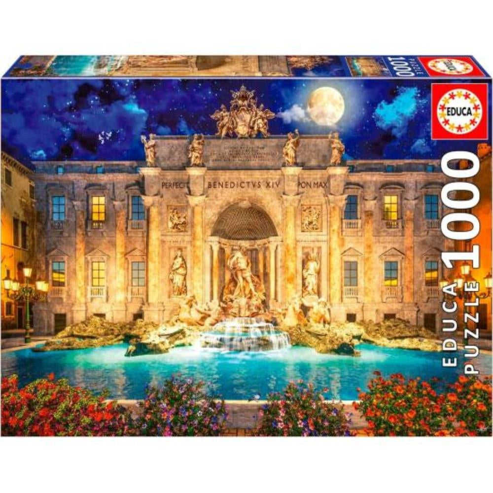 EDUCA - PUZZLE 1000 FONTANA DI TREVI. ROMA 19923