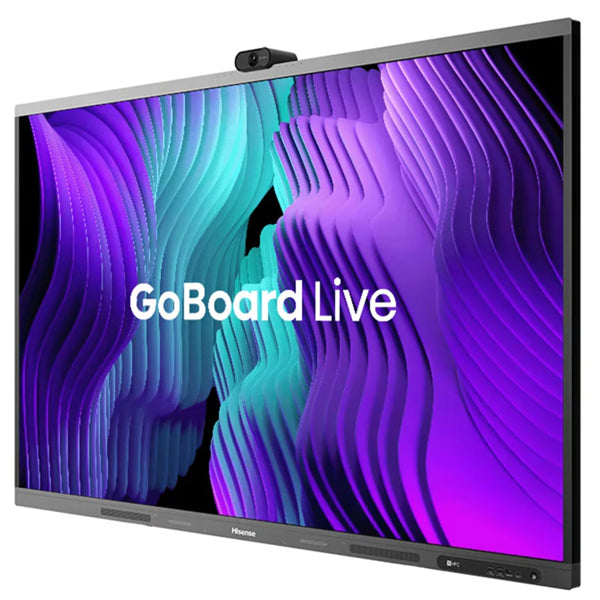HISENSE MONITOR 75" UHD 4K 350CD MULTI TOUCH 20 POINTS ANDROID 13 WEBCAM 75MR6DE