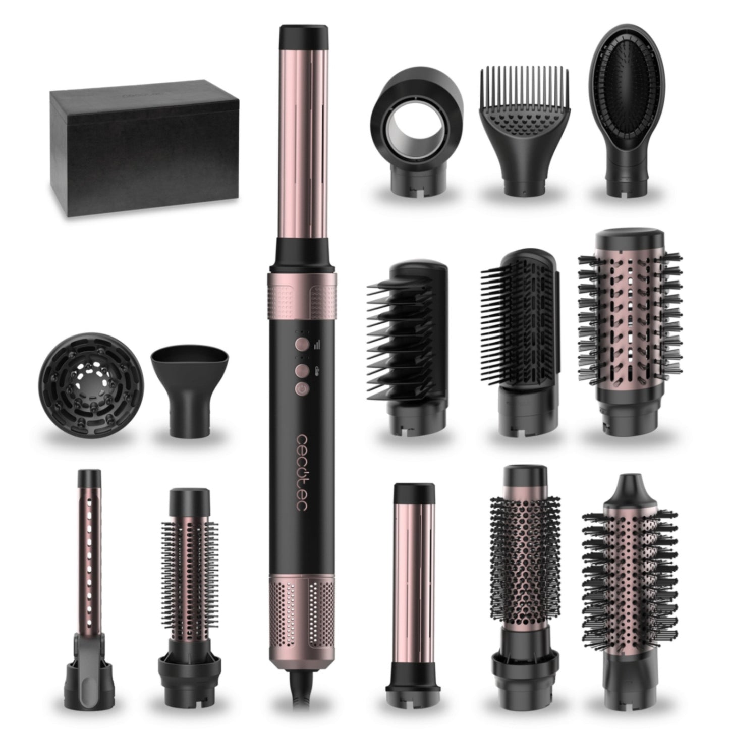 CECOTEC - MODELADOR BAMBA CERAMIC CARE 14 IN1 AI RGLAM BLACK 251