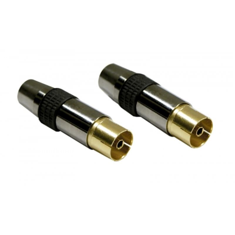 METRONIC - CONECTOR TV 2 X 9.52 FÊMEA/FÊMEA 419105