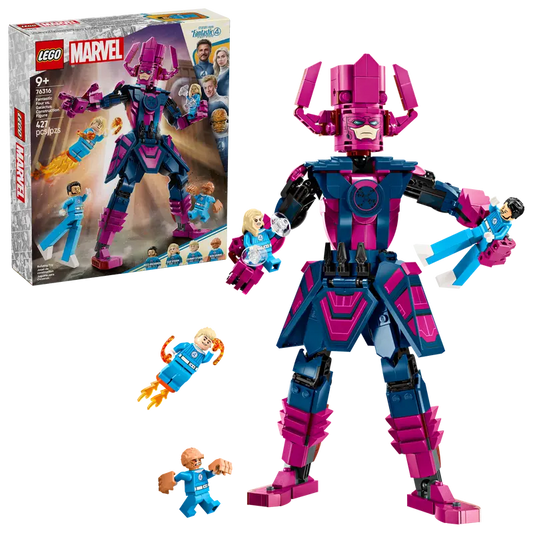 LEGO QUARTETO FANTÁSTICO VS. FIGURA DE CONSTRUÇÃO DE GALACTUS 76316