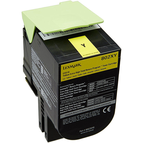 LEXMARK TONER AMARELO 802XY CAP EXT CORPOR4K
