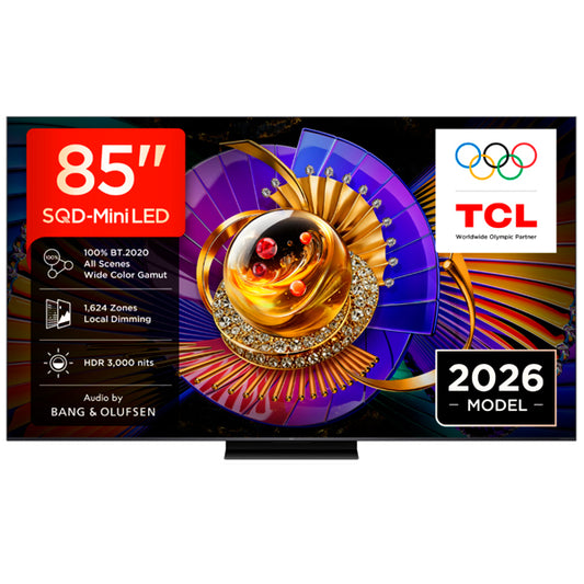 TCL SDQ-MINILED TV 85" 4K UHD SOM B&O GOOGLE TV 85C7L