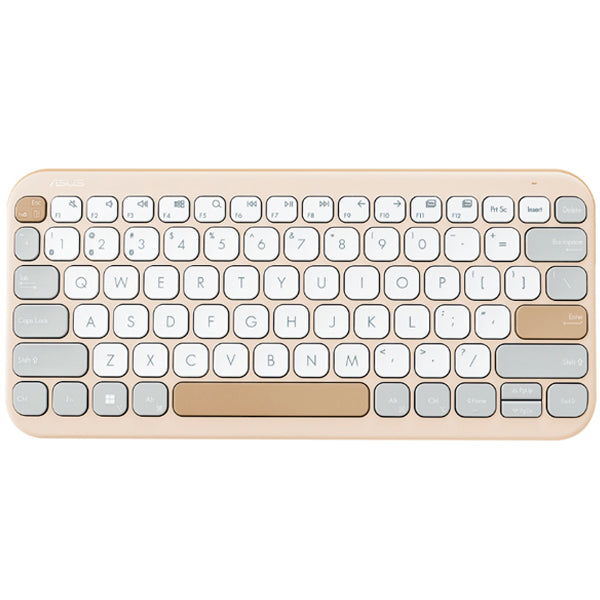 ASUS TECLADO KW100 MARSHMALLOW BG PT 81 3BT COPILOT BEGE