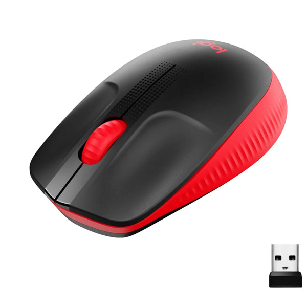 LOGITECH RATO M190 FULL-SIZE WIRELESS VERMELHO