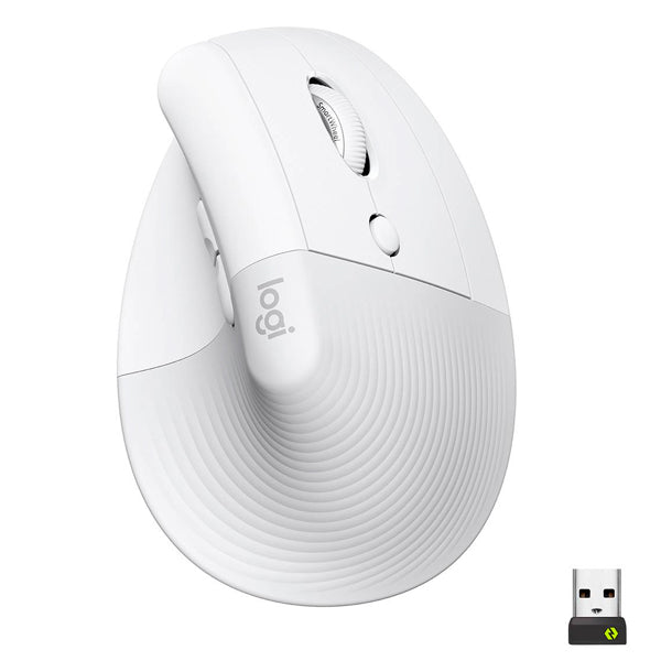 LOGITECH RATO WIRELESS LASER LIFT VERTICAL ERGONOMIC 4000DPI WHITE