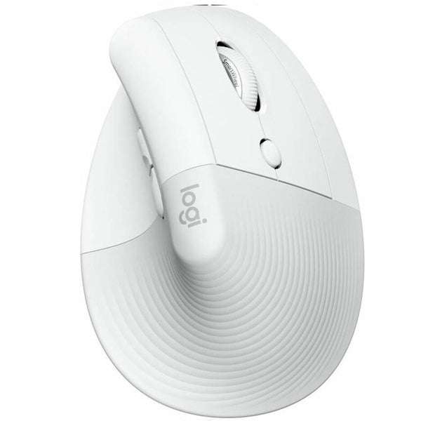 LOGITECH LIFT RATO ERGONÓMICO VERTICAL BLUETOOTH 4000 DPI BRANCO