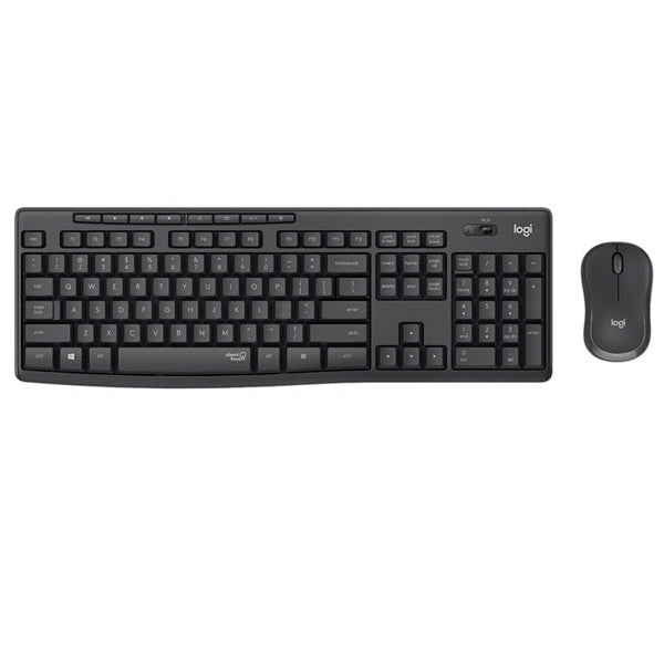 LOGITECH TECLADO + RATO S/FIOS 2.4 GHZ QWERTZ GRAFITE