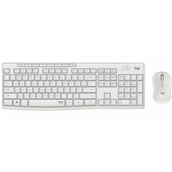LOGITECH TECLADO MK295 SILENT WIRELESS COMBO WHITE ES