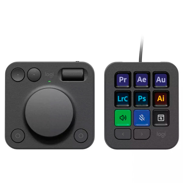 LOGITECH TECLADO MX CREATIVE CONSOLE BLUETOOTH/USB GRAFITE