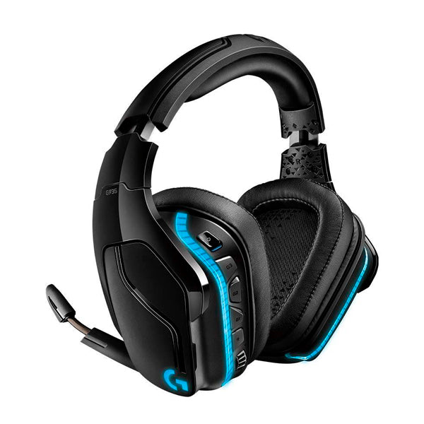 LOGITECH HEADSET GAMING WIRELESS 7.1 SURROUND LIGHTSYNC BLACK