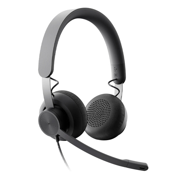 LOGITECH HEADSET C/FIO FITA DE CABEÇA CHAMADAS/MÚSICA USB TYPE-C GRAFITE