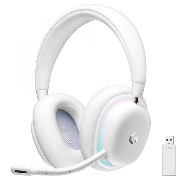 LOGITECH HEADSET S/ FIOS FITA DE CABEÇA JOGOS BLUETOOTH BRANCO