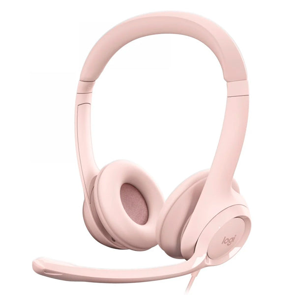 LOGITECH HEADSET H390 C/FIOS FITA DE CABEÇA USB TYPE-A ROSA