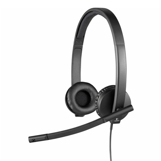 LOGITECH HEADSET C/ FIOS CALL CENTER USB TYPE-C PRETO
