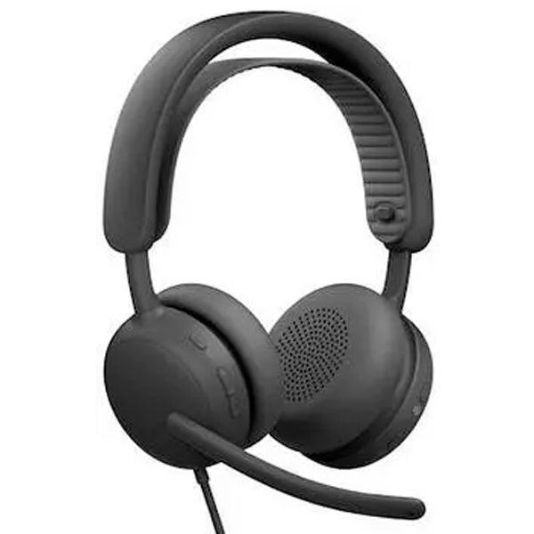LOGITECH HEADSET C/FIO CHAMADAS MÚSICA USB TYPE-C USB TYPE-A GRAFITE