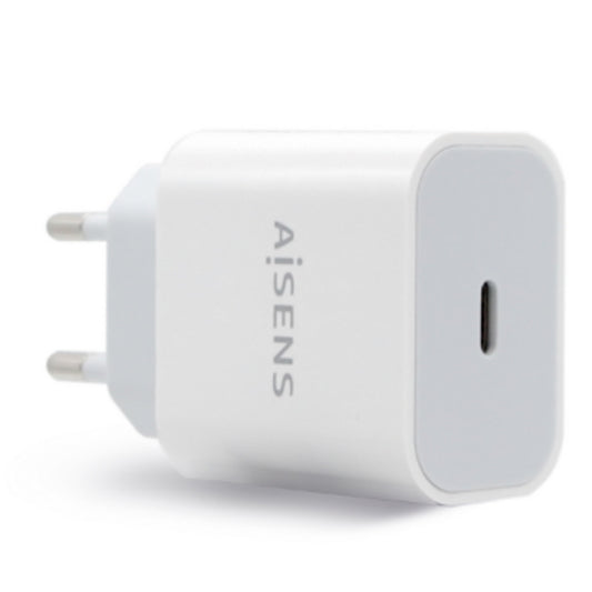 AISENS CARREGADOR USB-C PD3,0 1 1XUSB-C 20W BRANCO