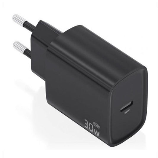 AISENS CARREGADOR GAN 30W 1XUSB-C PD3,0 PRETO