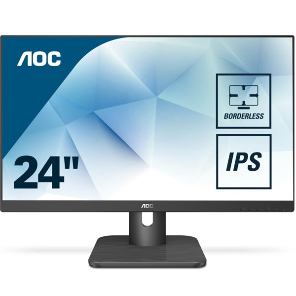 AOC MONITOR IPS 24" (23.8) 16:9 FHD VGA HDMI DP COLUNAS 24E1Q