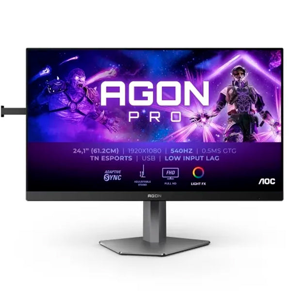 AOC MONITOR TN E-SPORTS 24" (24.1) 16:9 FHD 0.5MS 610HZ HDMI DP USB HAS AG246FK6