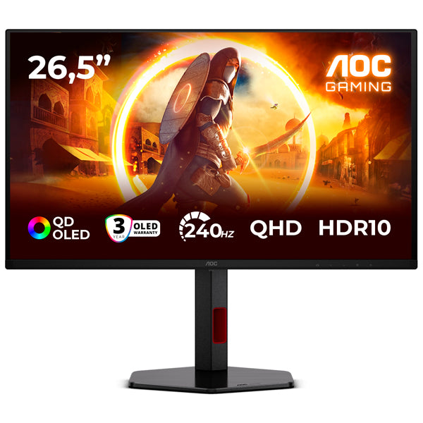 AOC MONITOR OLED 27" (26.5) QHD 0.03MS 240HZ HDMI DP USB HAS Q27G4ZDR