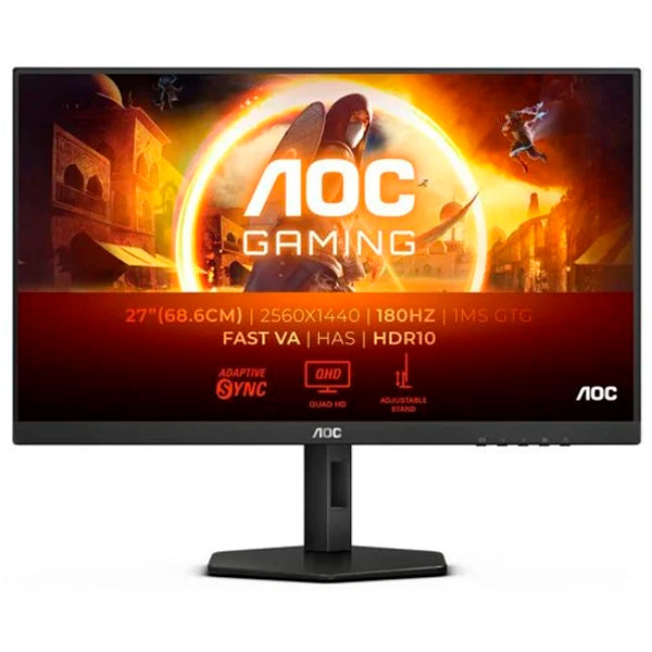 AOC MONITOR IPS 27" 16:9 FHD 1MS 160HZ HDMI DP USB HAS PIVOT U27G4R