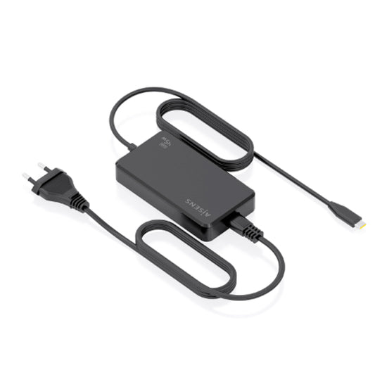 AISENS CARREGADOR DE SECRETARIA GAN 45W PD3,0 1XUSB-C 1,8M