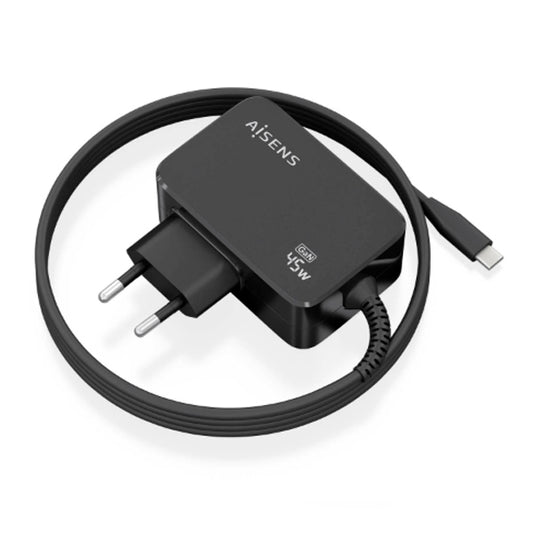 AISENS CARREGADOR GAN 45W PD3,0 1XUSB-C 1,8M