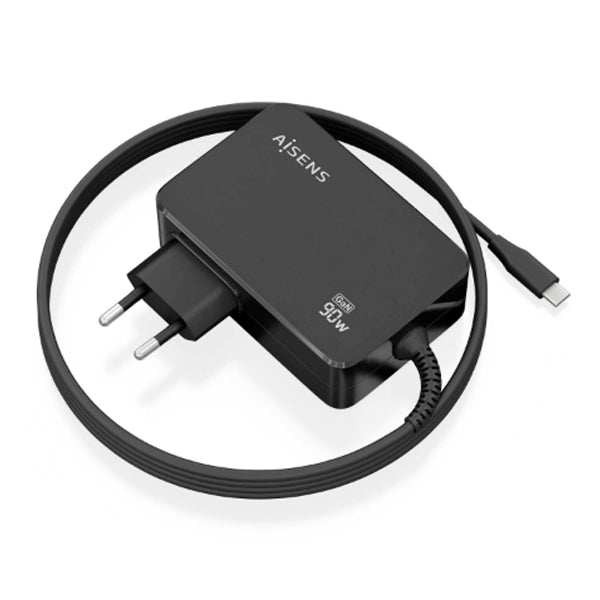 AISENS CARREGADOR GAN 90W PD3,0 1XUSB-C 1,8M