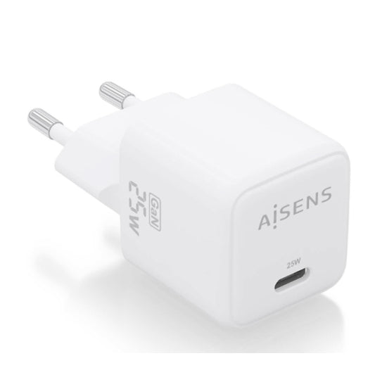 AISENS CARREGADOR GAN 25W 1XUSB-C PD3,0 QC4,0