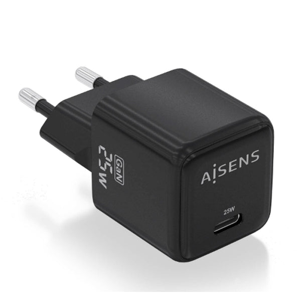 AISENS CARREGADOR GAN 25W 1XUSB-C PD3,0 QC4,0