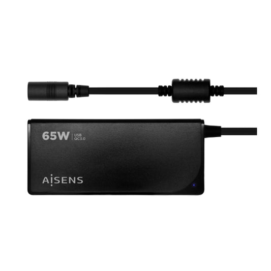 AISENS ADAPTADOR E TRANSFORMADOR INTERIOR 65 W PRETO
