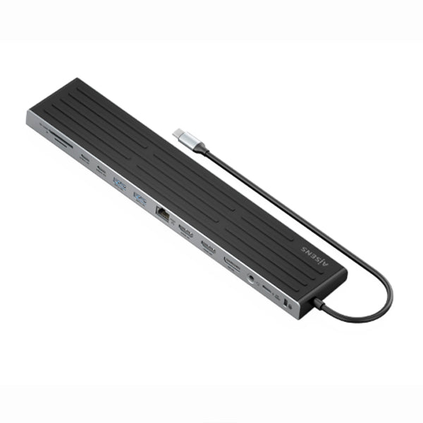AISENS BASE E DUPLICADOR DE PORT C/FIOS USB 3,2 GEM 1 3,1 GEM 1 TYPE-C CINZENTO