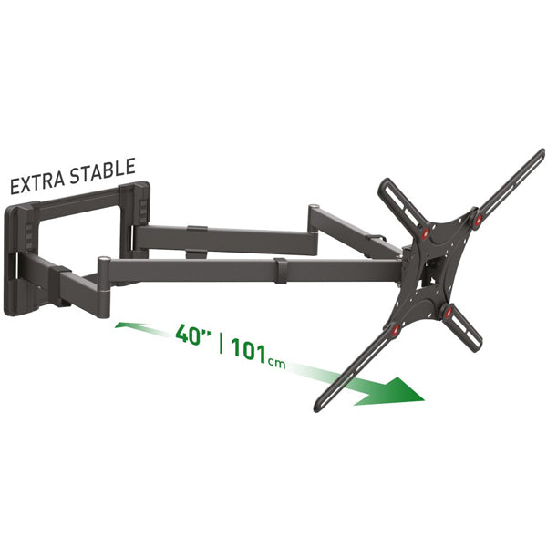 BARKAN SUPORTE PAREDE LED/LCD 13">80" INCLINAVEL 4 BRAÇOS BM464XL