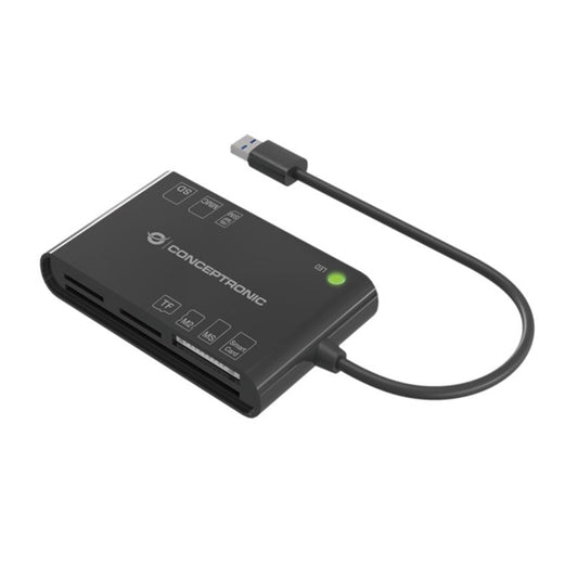 CONCEPTRONIC LEITOR C CIDADAO+ CARTOES MEMORIA BLACK USB3.0