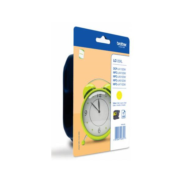BROTHER TINTEIRO AMARELO LC125XL