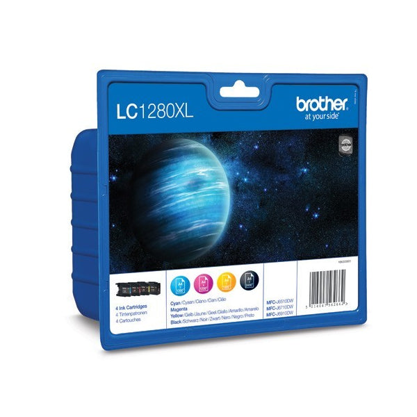 BROTHER TINTEIRO PACK 4 CORES LC1280 XL