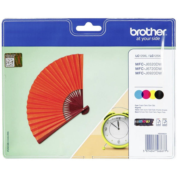 BROTHER TINTEIRO PACK 4 CORES LC129XL