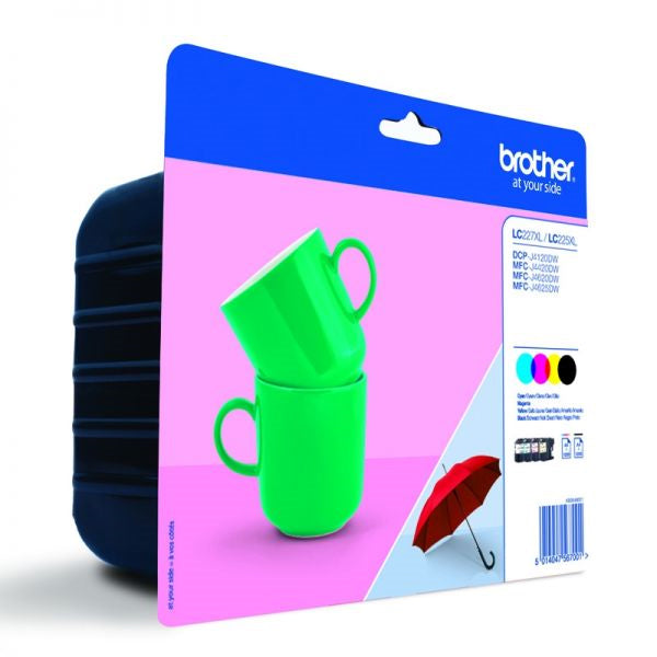BROTHER TINTEIRO PACK 4 CORES LC227XL