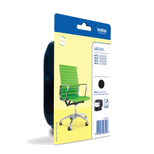 BROTHER TINTEIRO PRETO LC229XLBK
