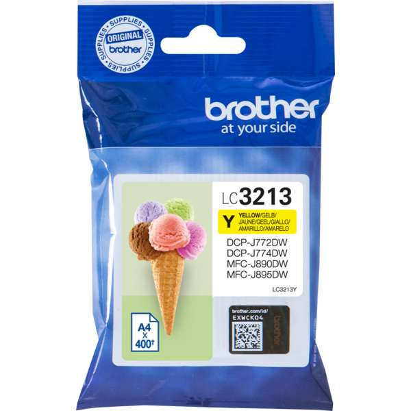 BROTHER TINTEIRO AMARELO LC3213Y