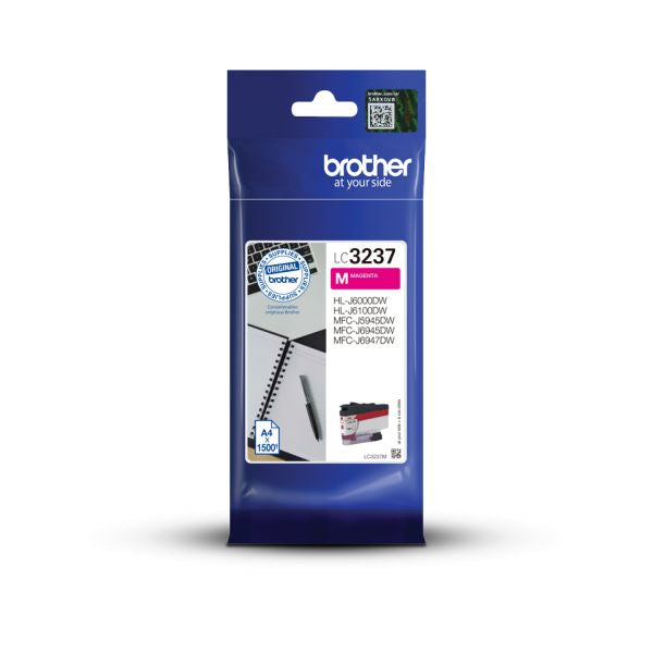 BROTHER TINTEIRO MAGENTA LC3237M