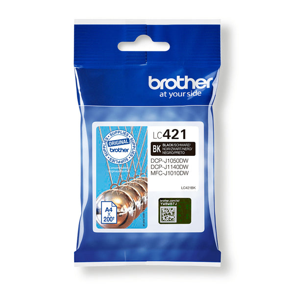 BROTHER TINTEIRO PRETO LC421BK