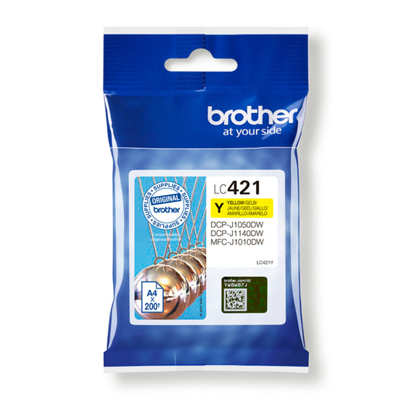 BROTHER TINTEIRO AMARELO LC421Y