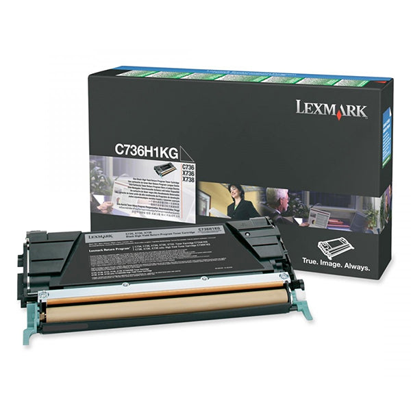 LEXMARK TONER PRETO ELEV C/RET C736/X736/738 12K
